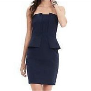 Banana Republic navy seersucker dress size 0